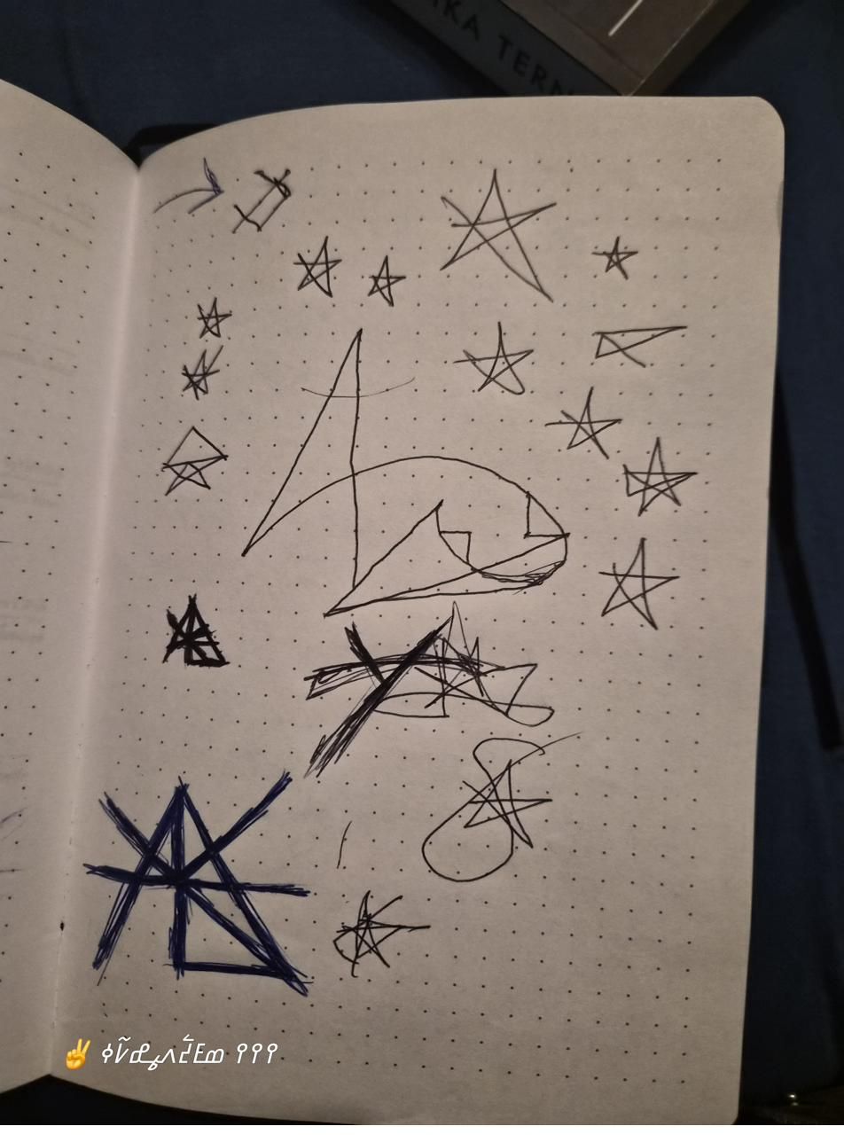 AłӾłⱯ — sketchbook studies